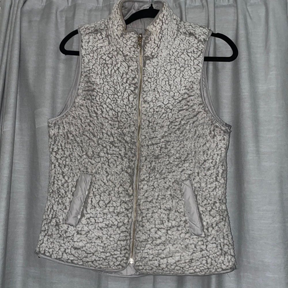Fuzzy/Quilted Reversible Vest